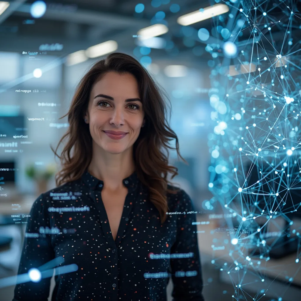 Retrato de Sofía Ramos, Jefa de Innovación Tecnológica